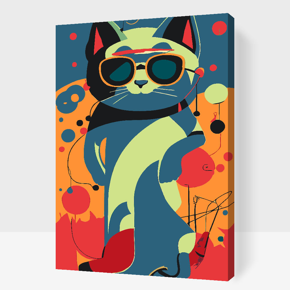 Paint by Numbers - Pop art-kat