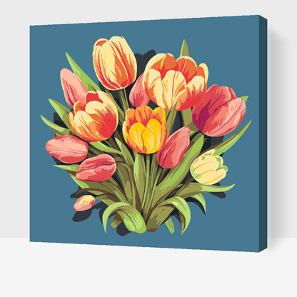 Paint by Numbers - Tulipanbuket
