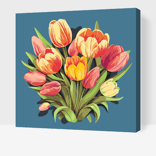Paint by Numbers - Tulipanbuket