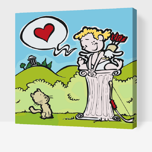 Paint by Numbers - Amor og Kitty