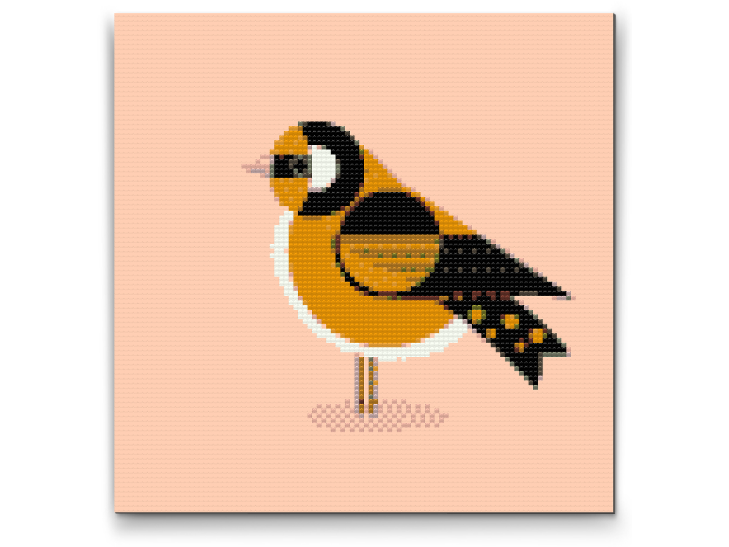 Diamond Painting - Geometrisk fugl