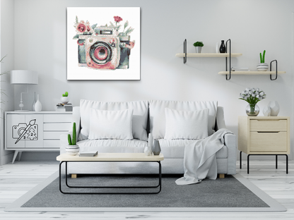 Diamond Painting - Flowery camera 2