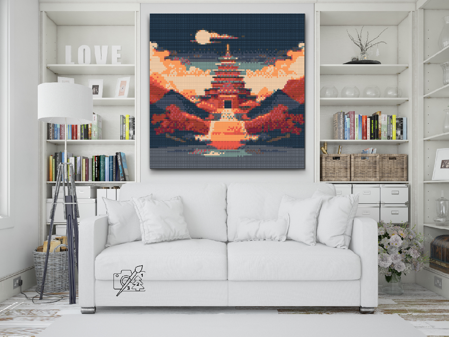 Diamond Painting - Tempel i bjergene