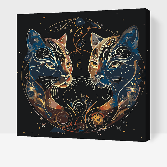 Paint by Numbers - Astrologiske katte