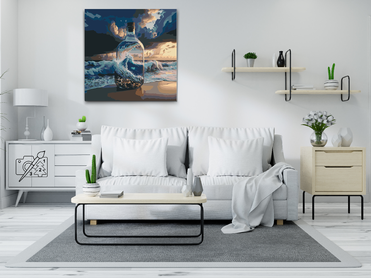 Paint by Numbers - Hav i en flaske