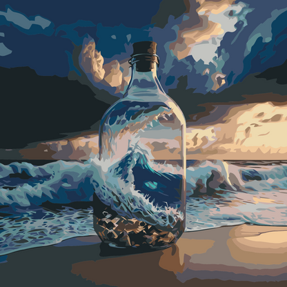 Paint by Numbers - Hav i en flaske