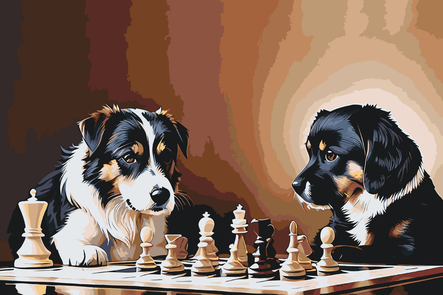Paint by Numbers - Hundeskak 2