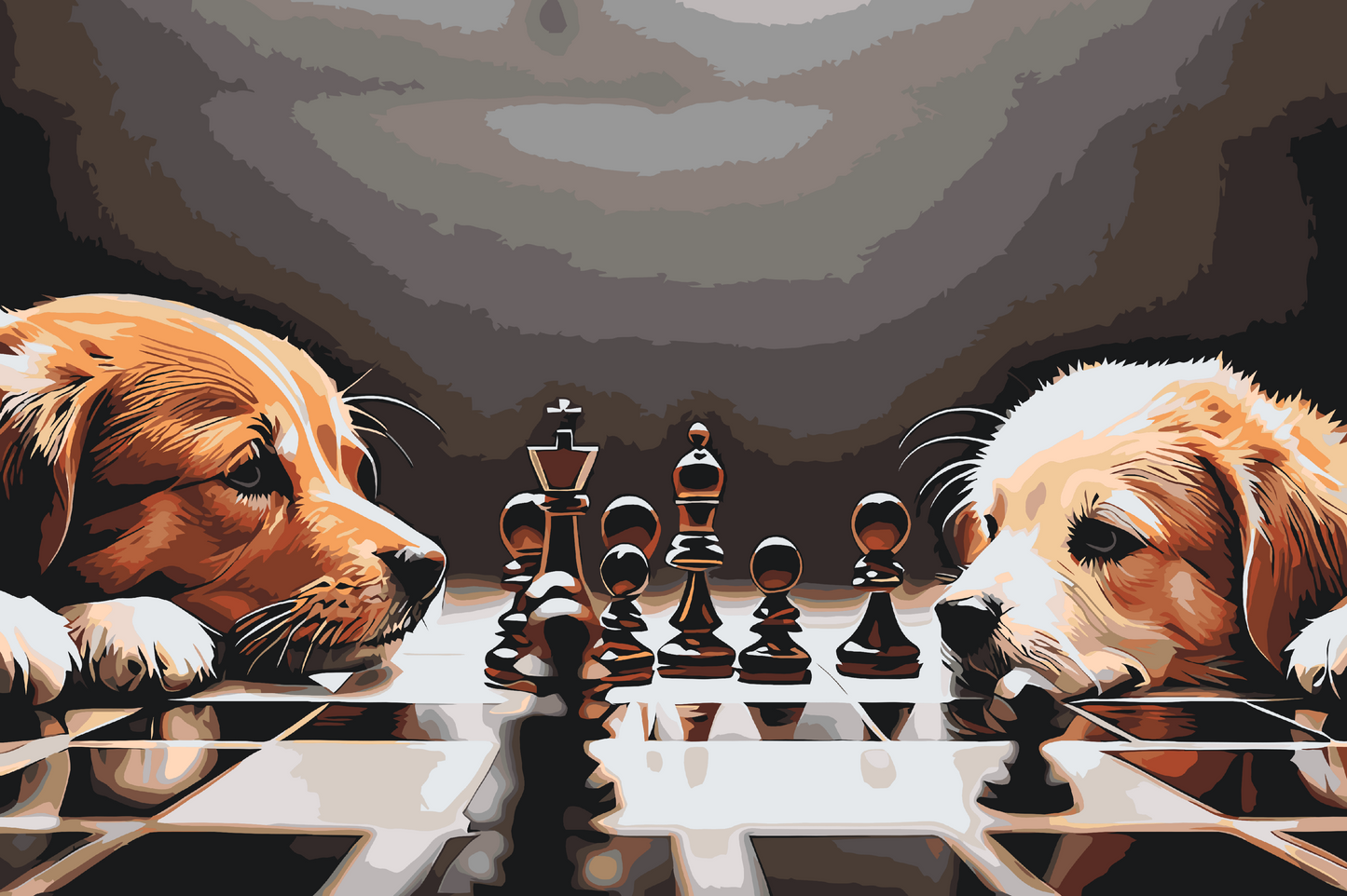 Paint by Numbers - Hundeskak 3