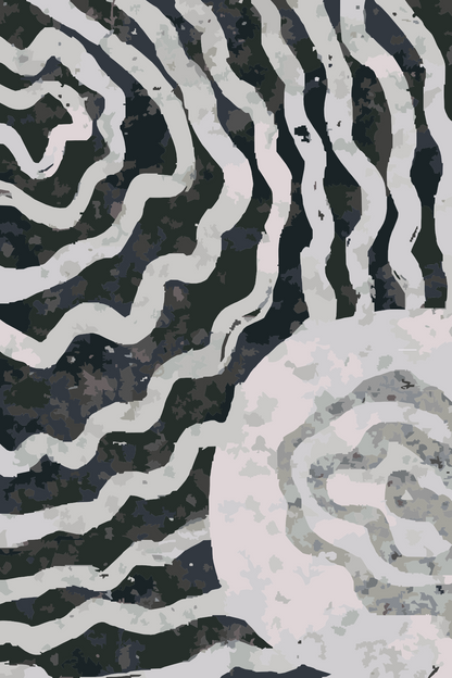 Paint by Numbers - Abstrakt baggrund i grå 2