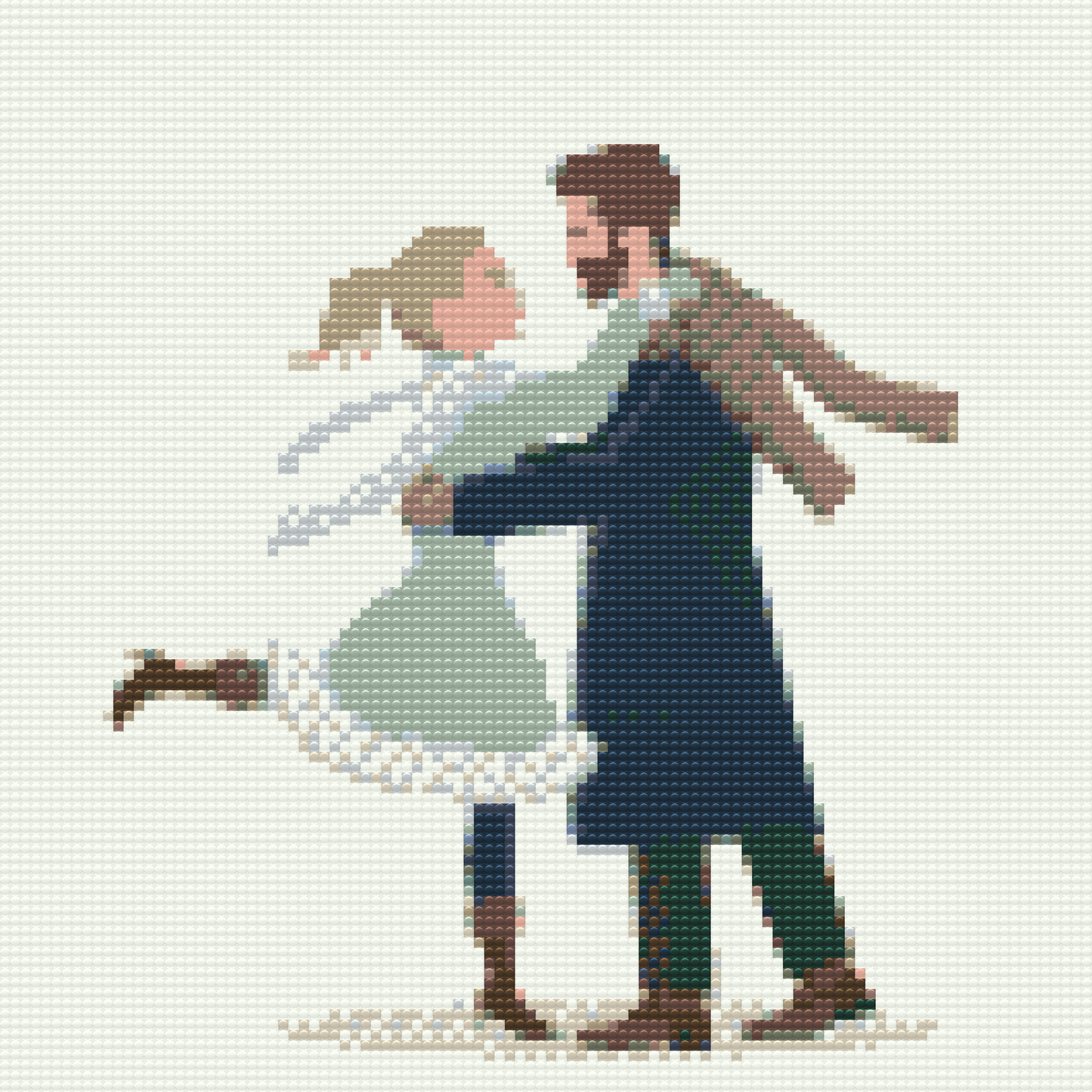 Diamond Painting - Kærlighed om vinteren