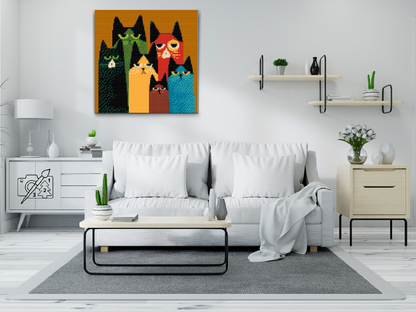 Diamond Painting - Kattebande