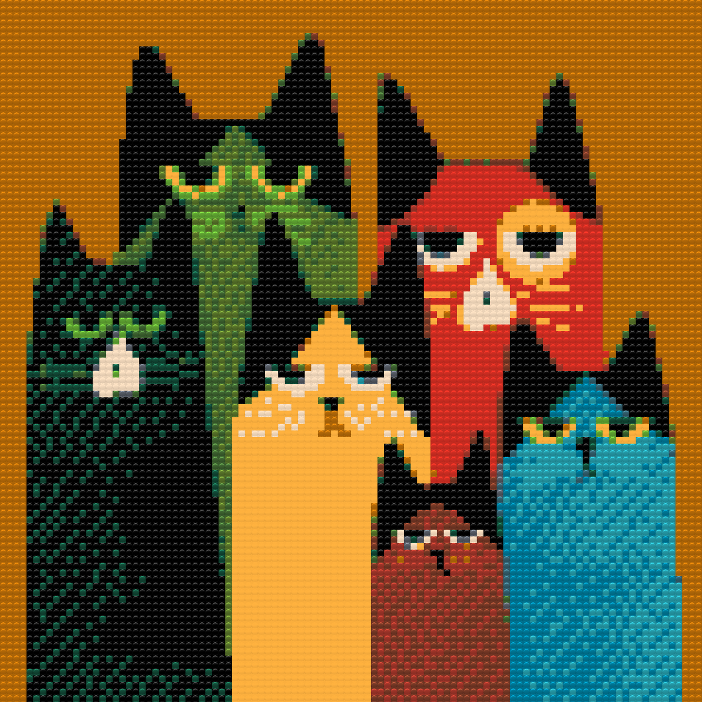 Diamond Painting - Kattebande