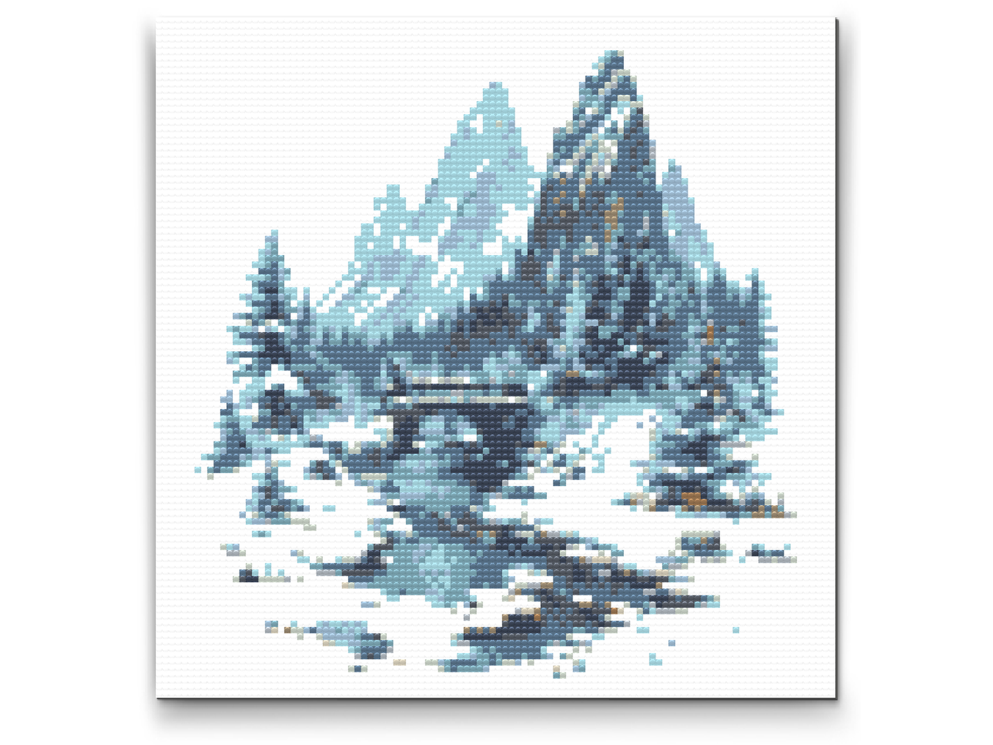 Diamond Painting - Bjergbro sneet under