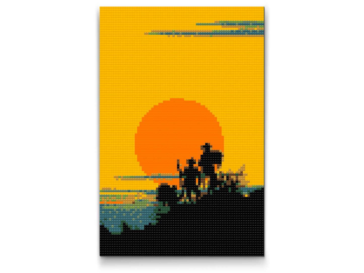 Diamond Painting - Cowboy-silhuet