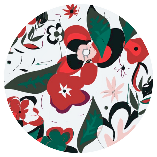 Paint by Numbers - Abstrakt Blomster 2