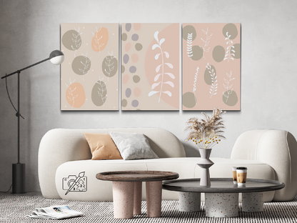 Paint by Numbers - Boho-baggrund (sæt af 3)
