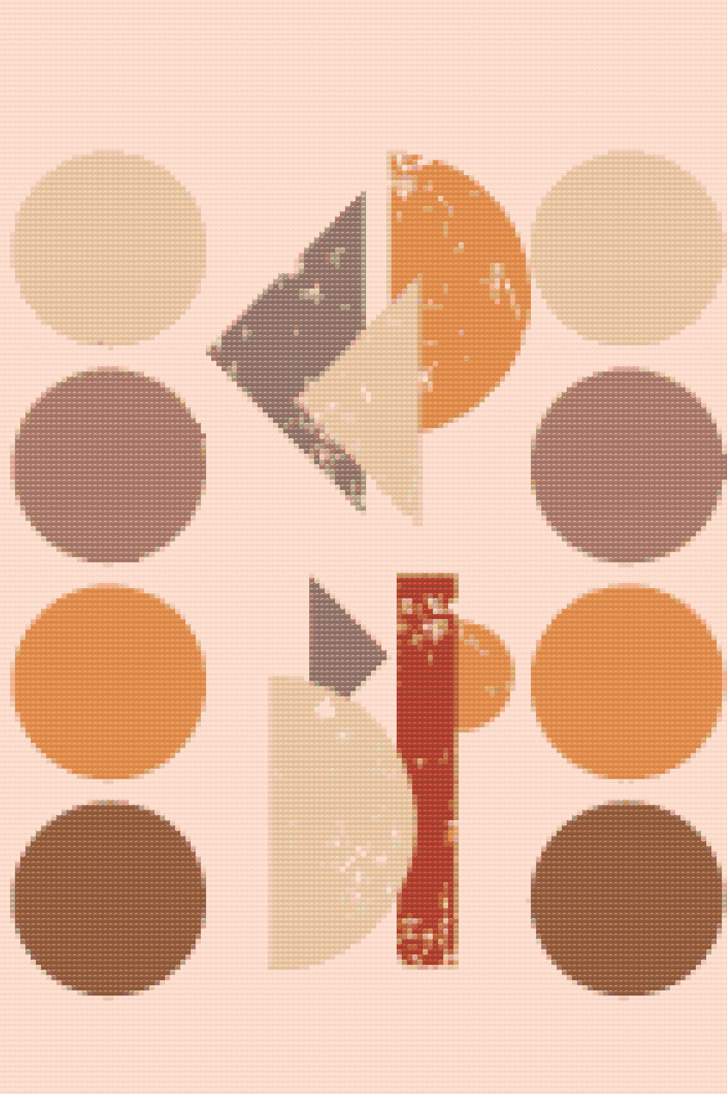 Diamond Painting - Geometrisk design 2