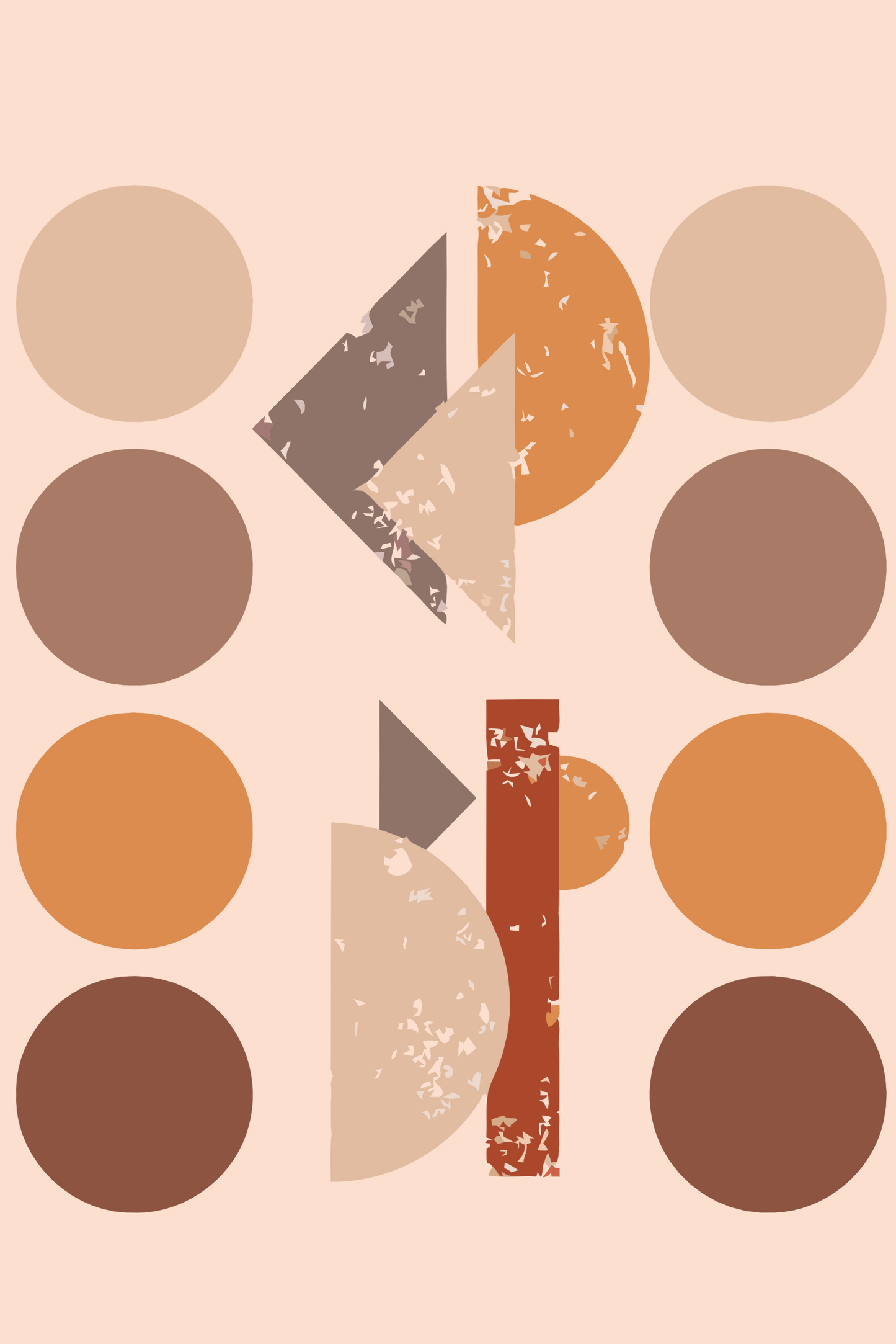 Paint by Numbers - Geometrisk design 2