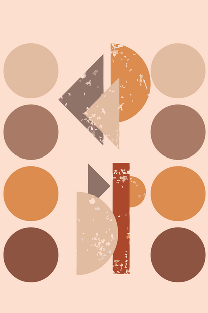 Paint by Numbers - Geometrisk design 2