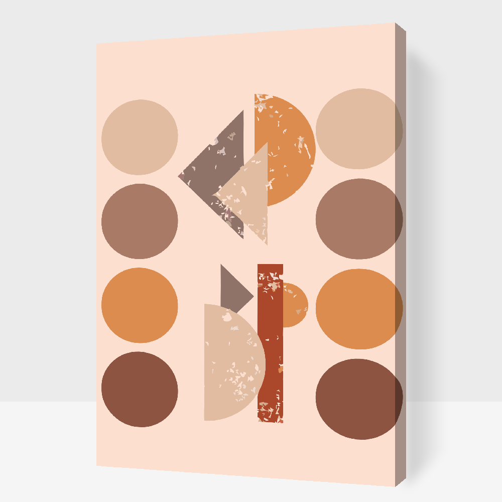 Paint by Numbers - Geometrisk design 2