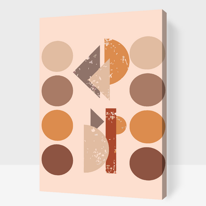 Paint by Numbers - Geometrisk design 2