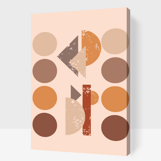 Paint by Numbers - Geometrisk design 2