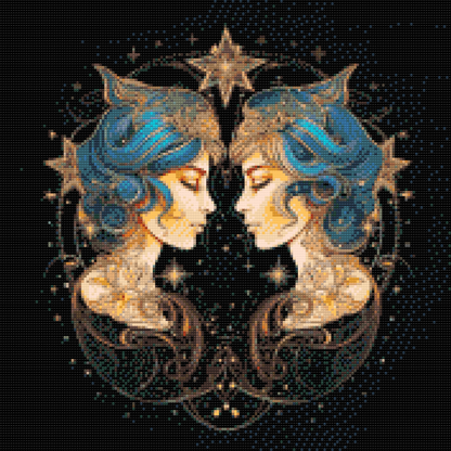 Diamond Painting - Tvillingerne