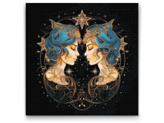 Diamond Painting - Tvillingerne