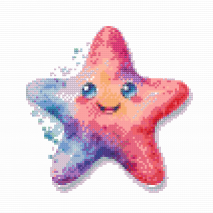 Diamond Painting - Glad søstjerne