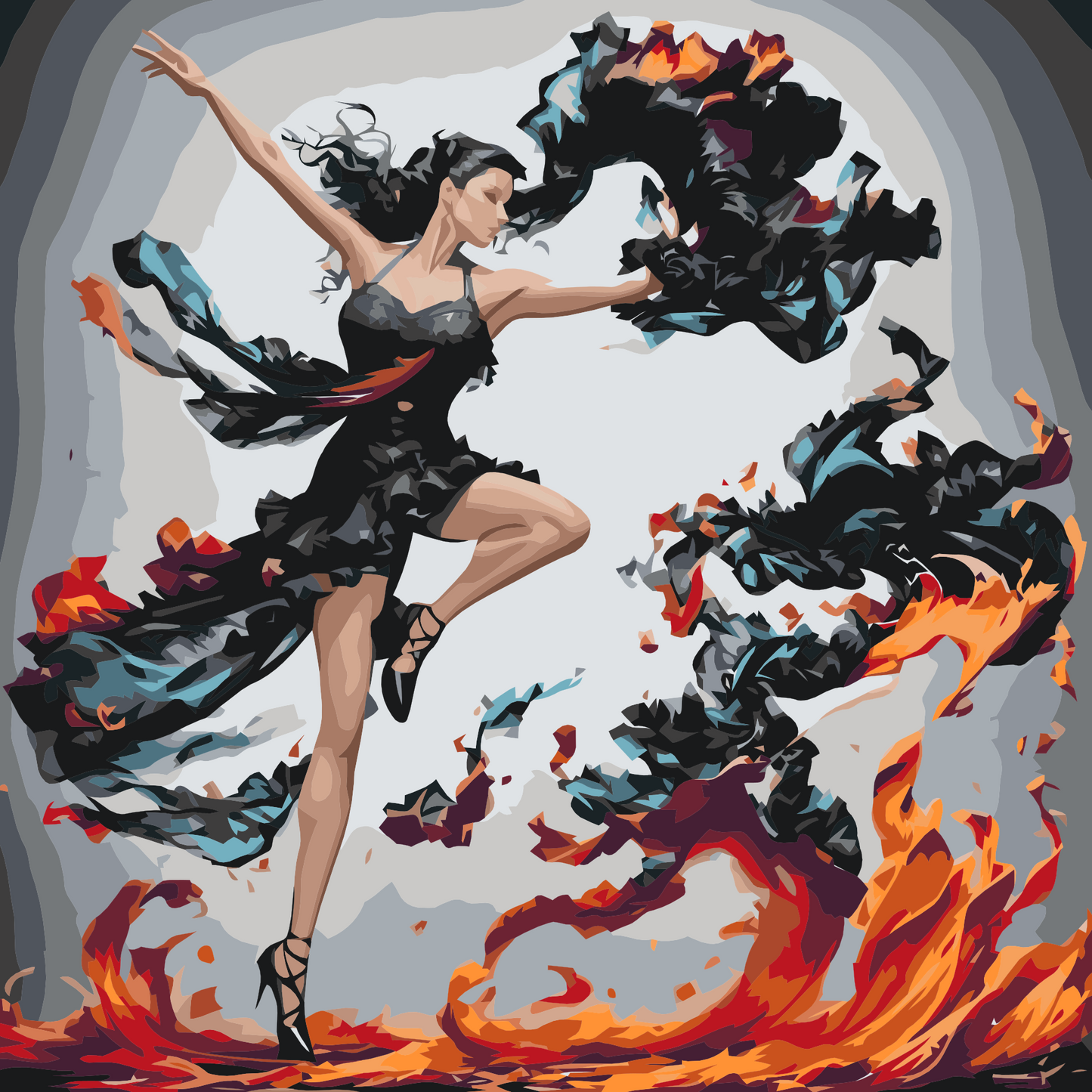 Paint by Numbers - Magisk dans