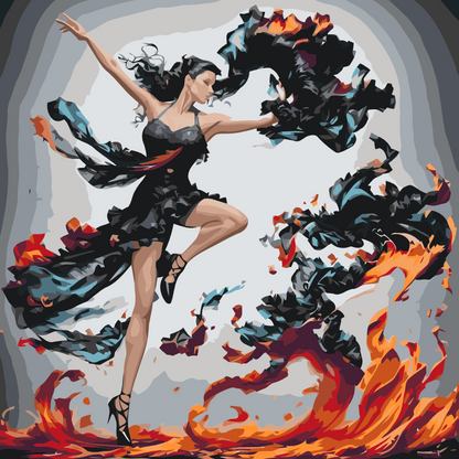 Paint by Numbers - Magisk dans