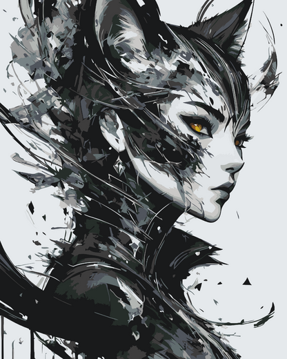 Paint by Numbers - Kattekvinde