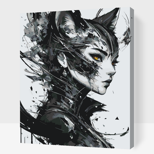 Paint by Numbers - Kattekvinde