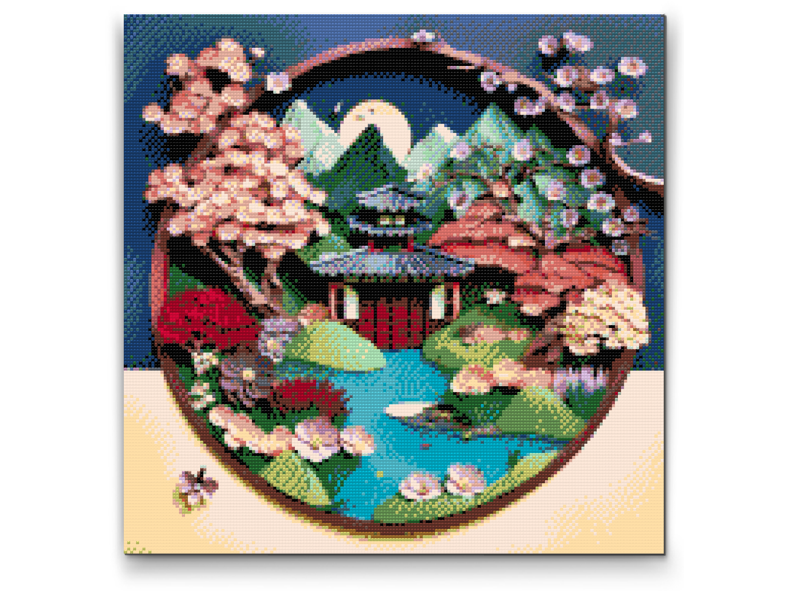 Diamond Painting - Japansk Have