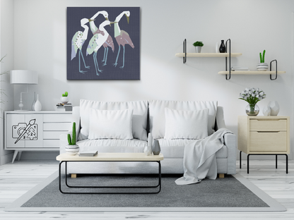 Paint by Numbers - Heron-familien