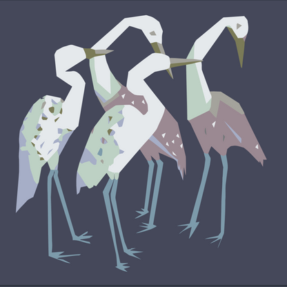 Paint by Numbers - Heron-familien