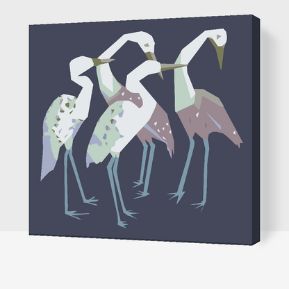 Paint by Numbers - Heron-familien
