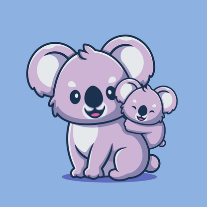 Paint by Numbers - Mama koala
