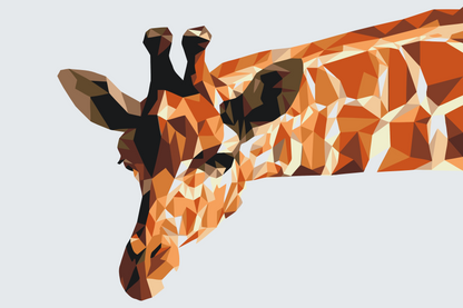 Paint by Numbers - Vektorgiraf