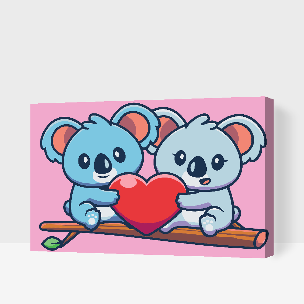 Paint by Numbers - Koalakærlighed