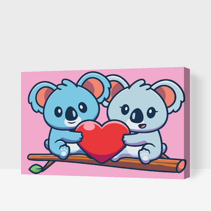 Paint by Numbers - Koalakærlighed