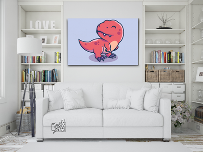 Paint by Numbers - Lille dinosaur