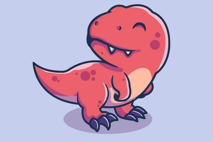 Paint by Numbers - Lille dinosaur