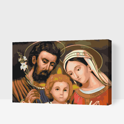 Paint by Numbers - Den hellige familie