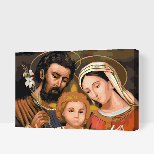 Paint by Numbers - Den hellige familie