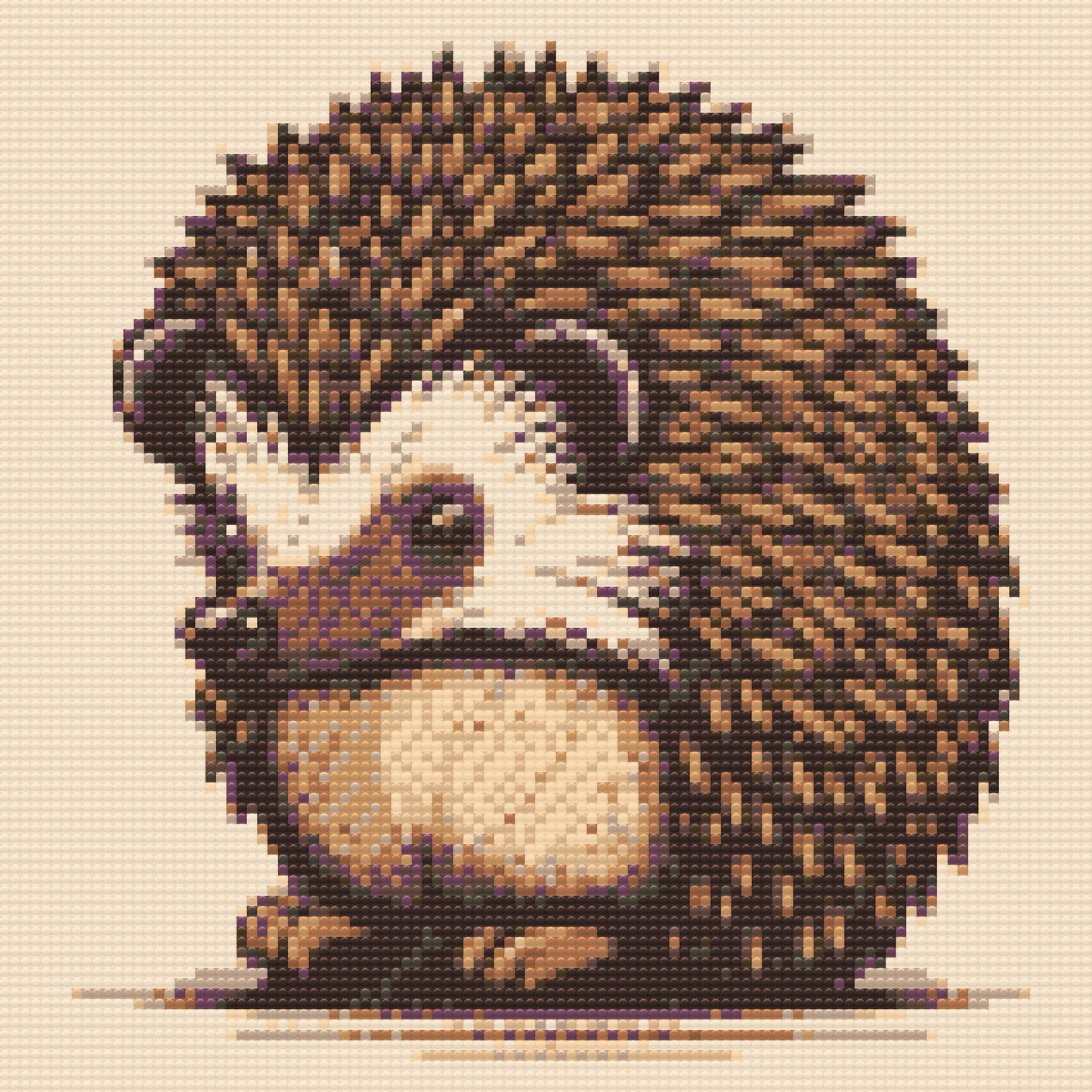 Diamond Painting - Sød pindsvin