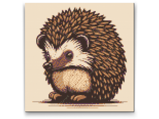 Diamond Painting - Sød pindsvin