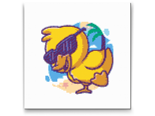 Diamond Painting - And med briller