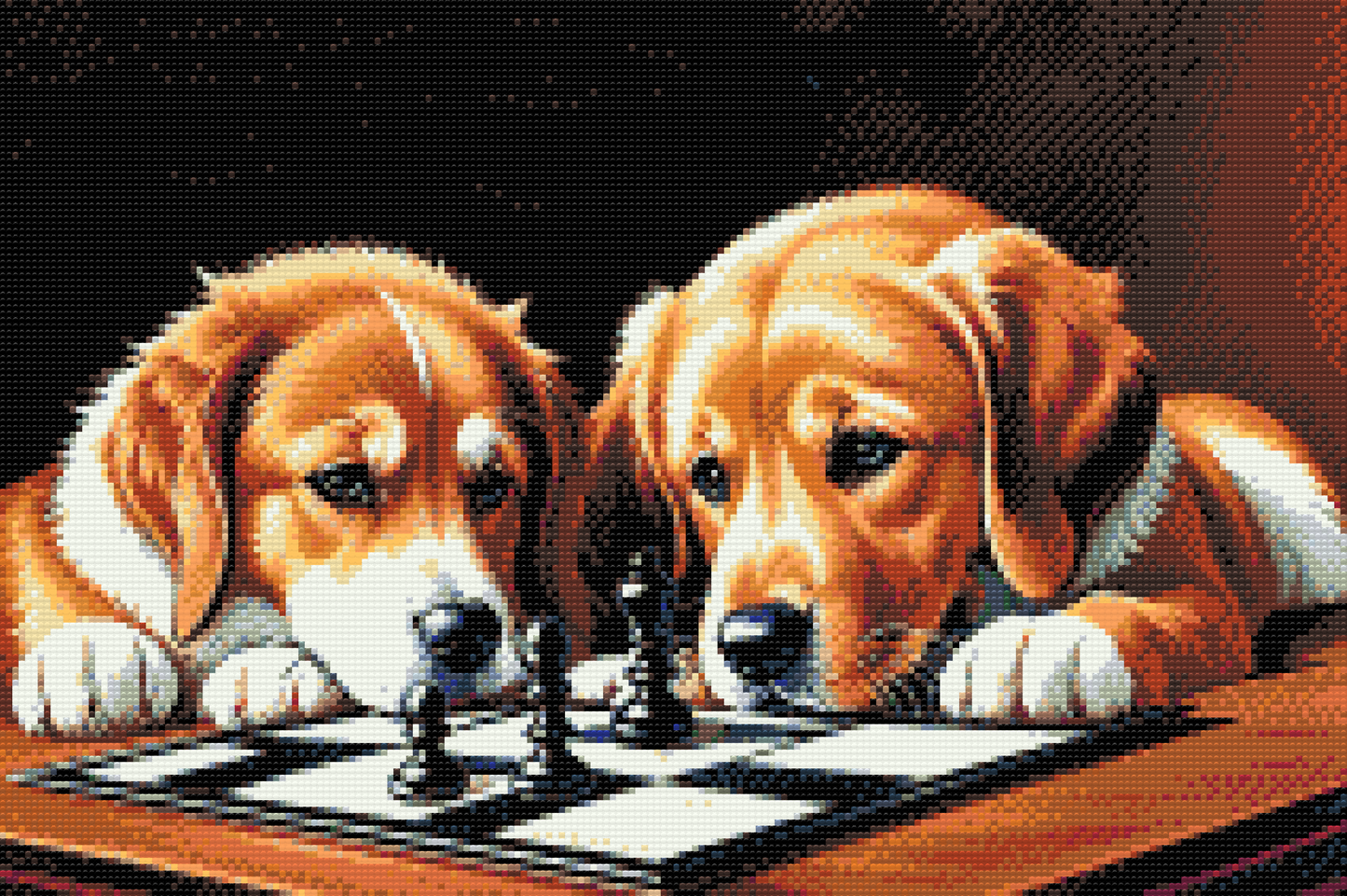 Diamond Painting - Hundeskak 1