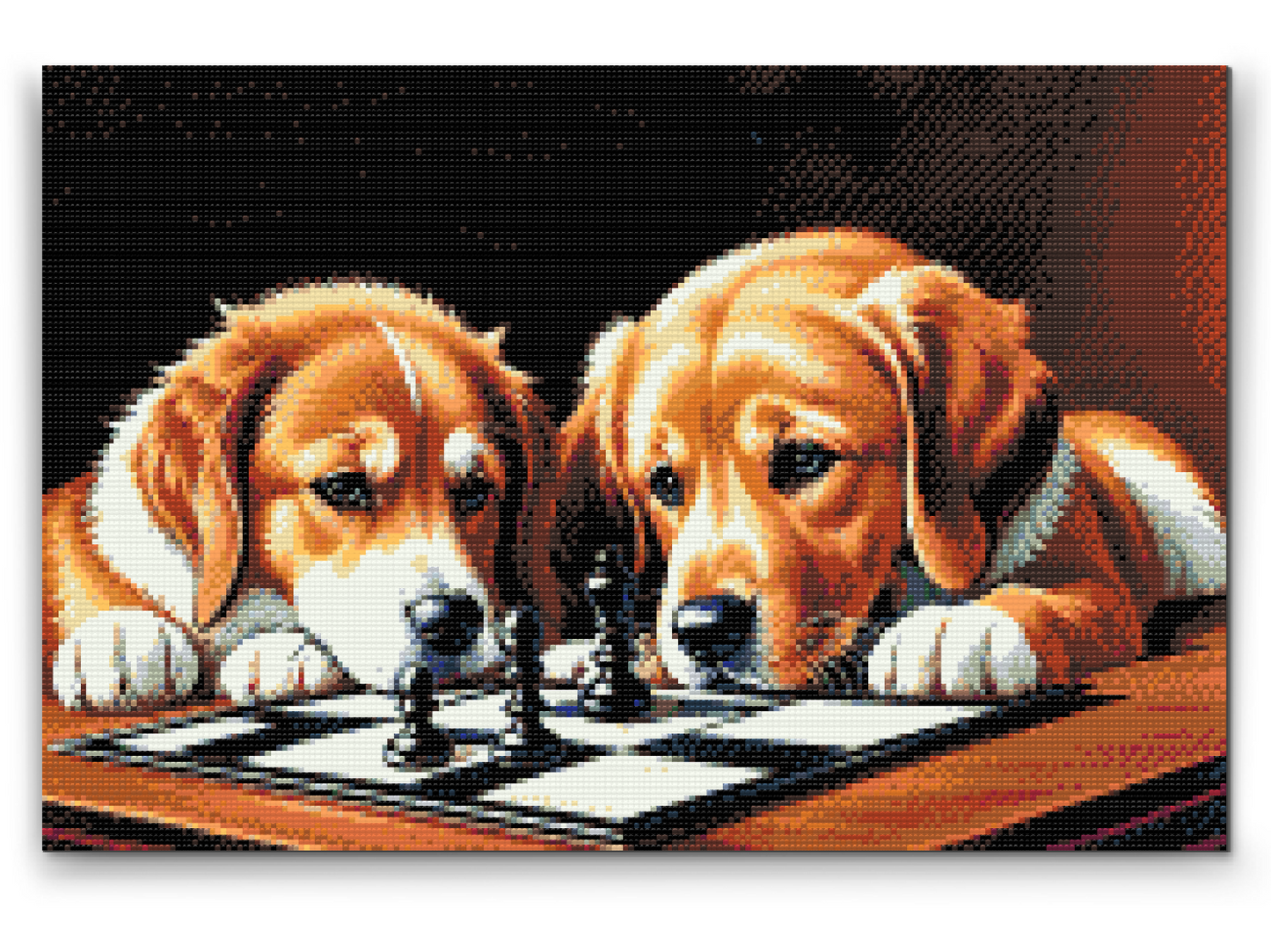 Diamond Painting - Hundeskak 1